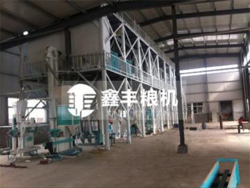 吉林100噸玉米加工設備安裝案例