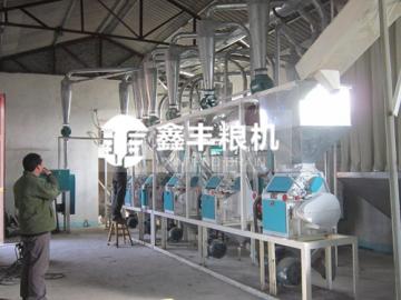 洛陽30噸面粉機(jī)安裝案例